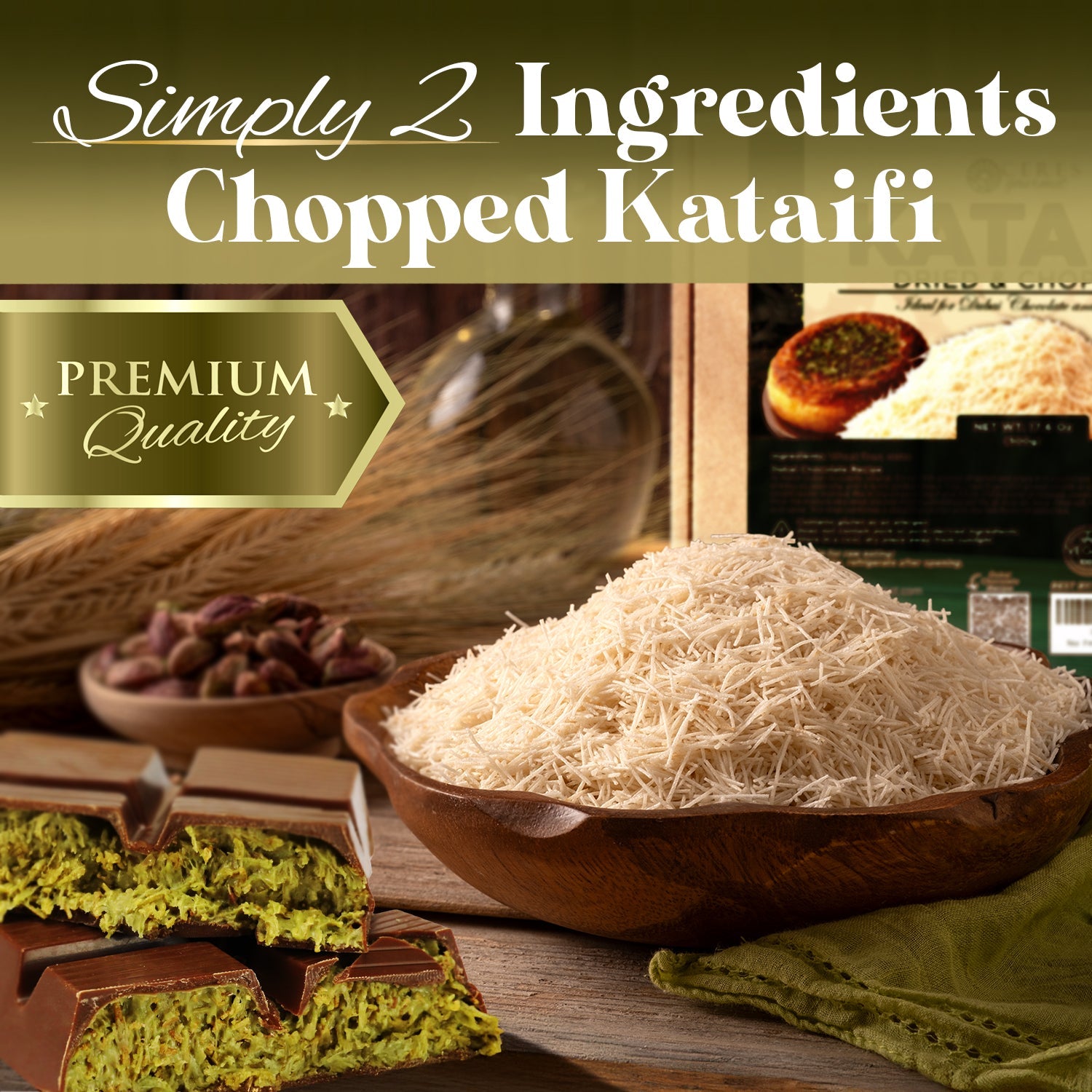 Shredded Kataifi – Authentic, Versatile & Ready-to-Use 1.1 lb