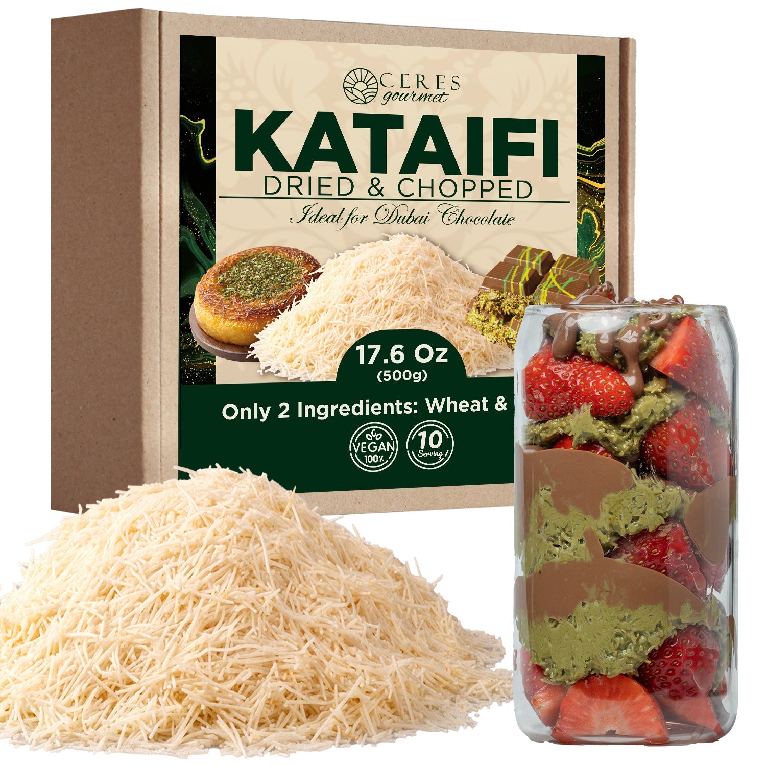 Shredded Kataifi – Authentic, Versatile & Ready-to-Use 1.1 lb