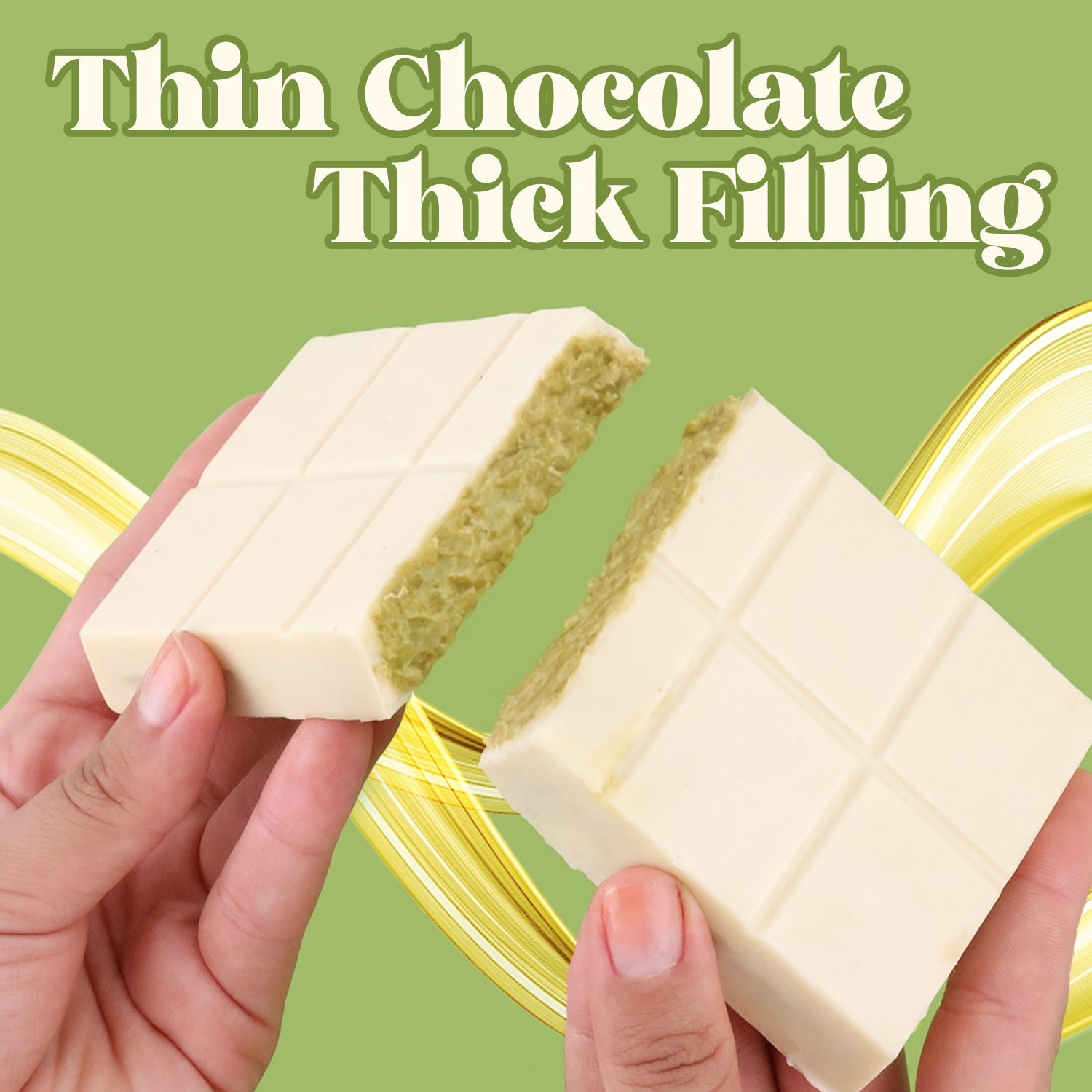 White Dubai Chocolate Crispy Knafeh Pistachio Bar 7oz