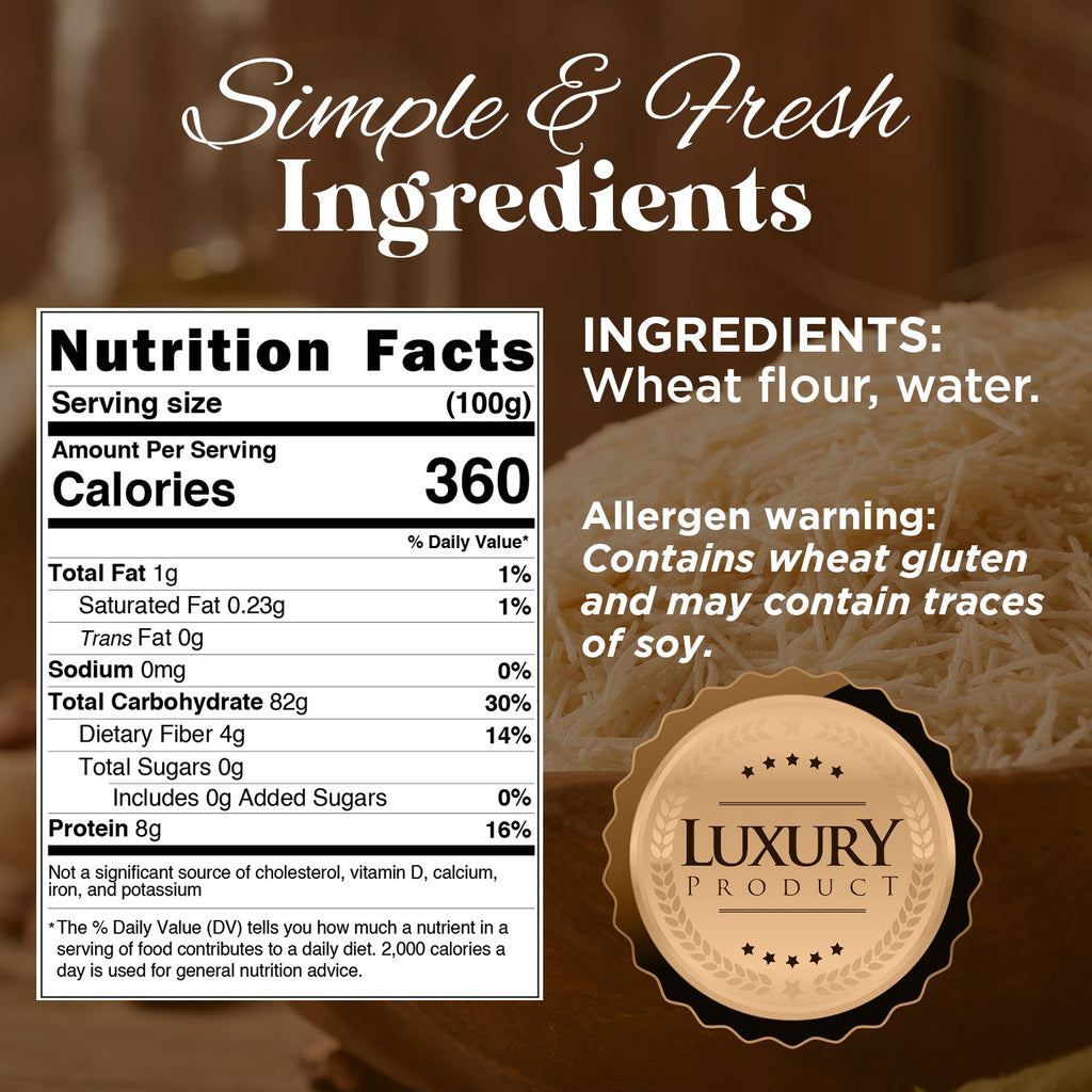 Cooked & Chopped Kataifi for Dubai Chocolate, Ready2Use 7oz