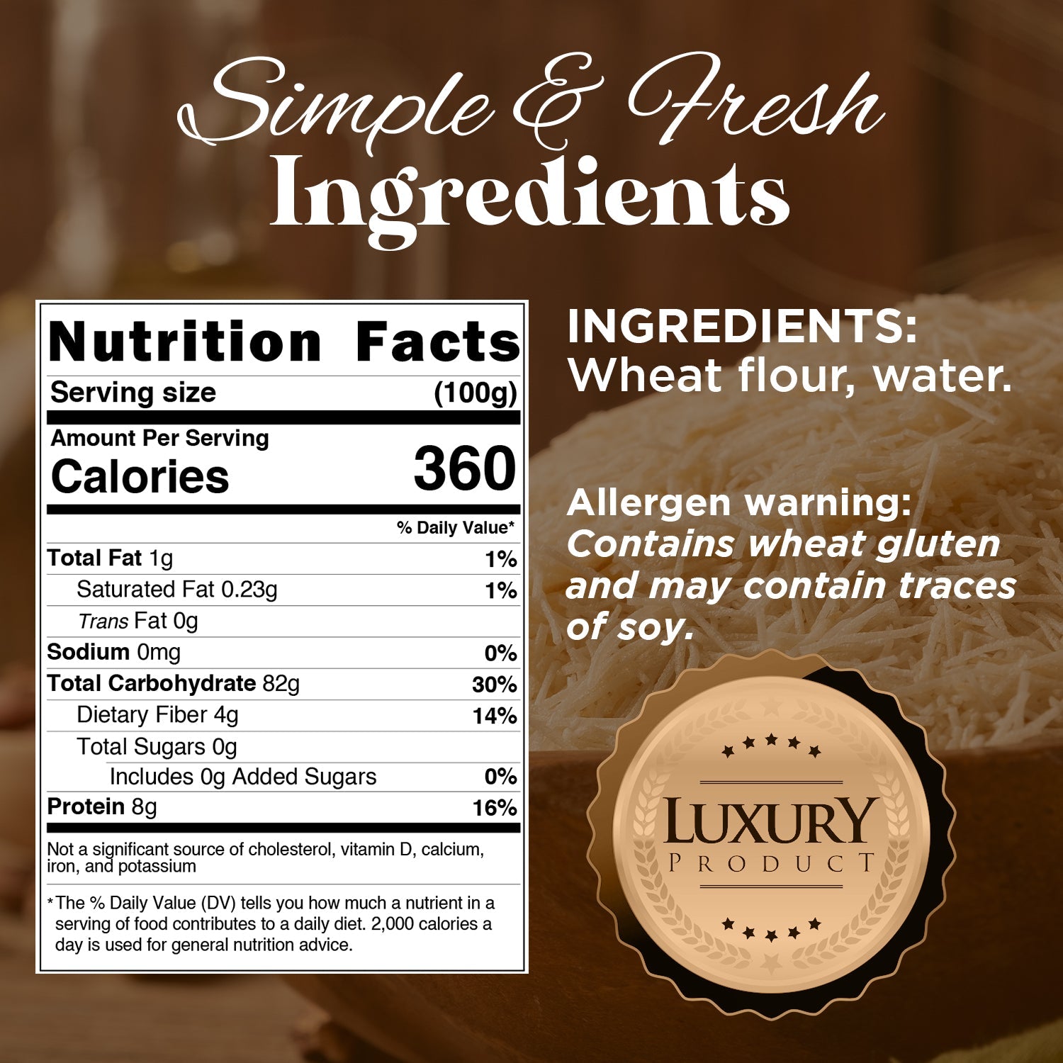 Cooked & Chopped Kataifi for Dubai Chocolate, Ready2Use 7oz