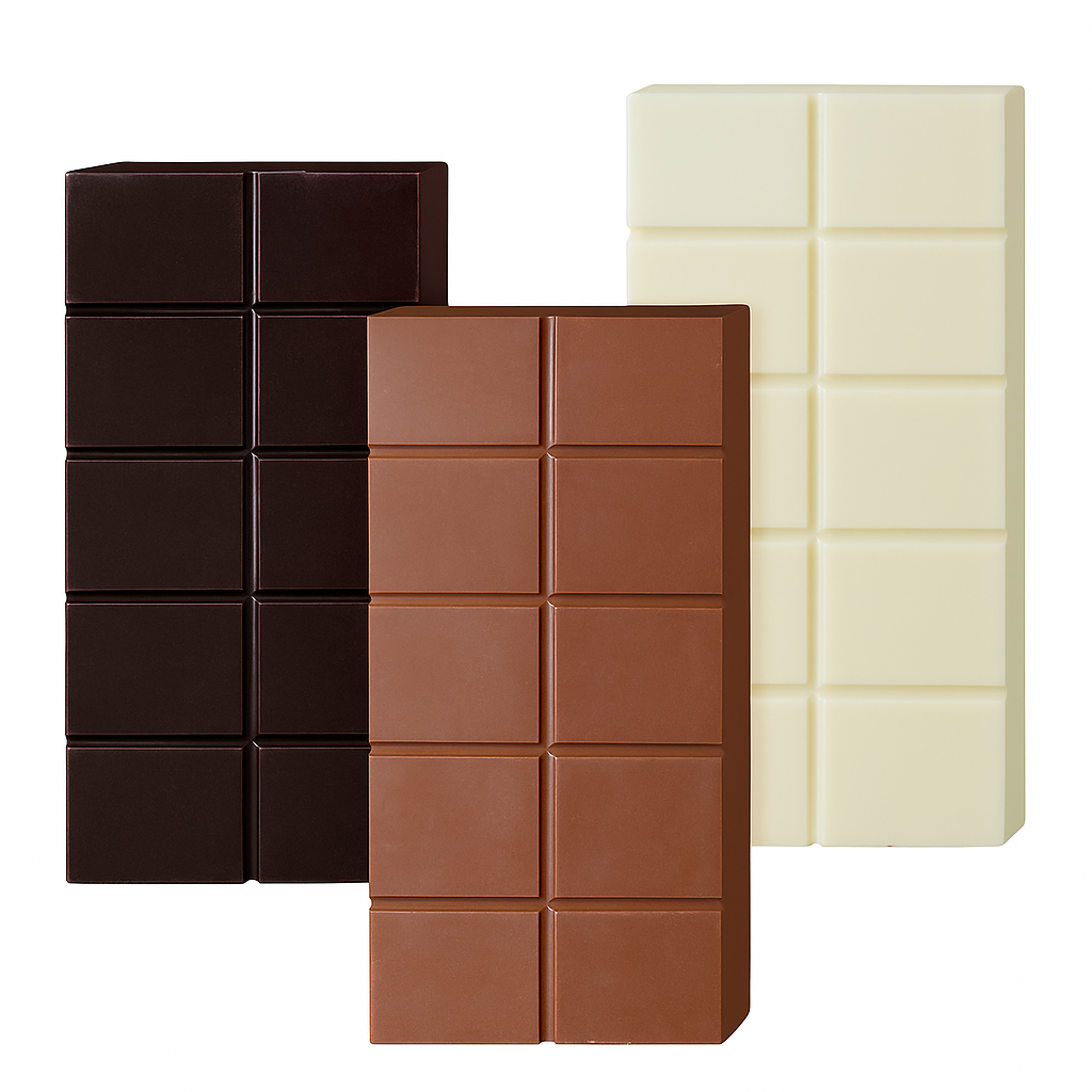 Dubai Chocolate Crispy Knafeh Trio (Milk, White & Dark Chocolate)