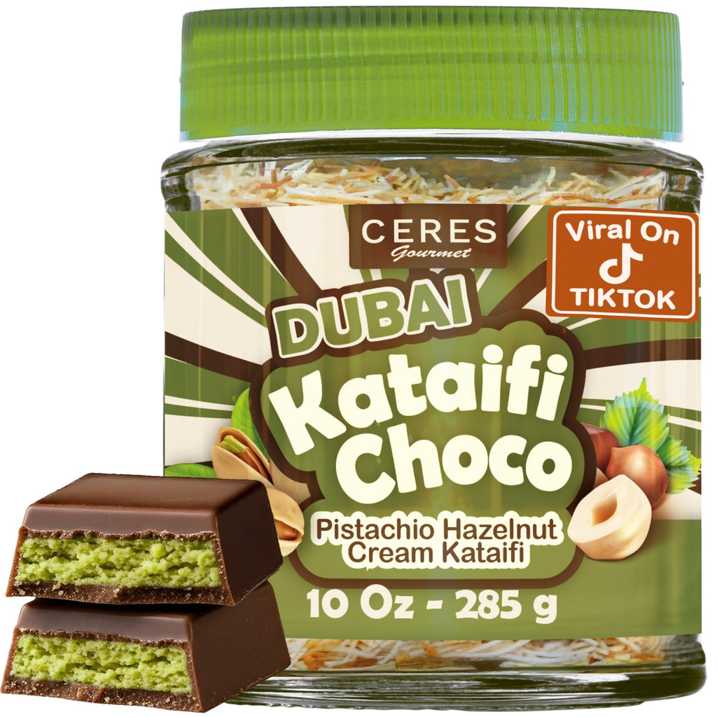 Dubai Spreadable Chocolate and Pistachio with Kataifi - 9.7 oz