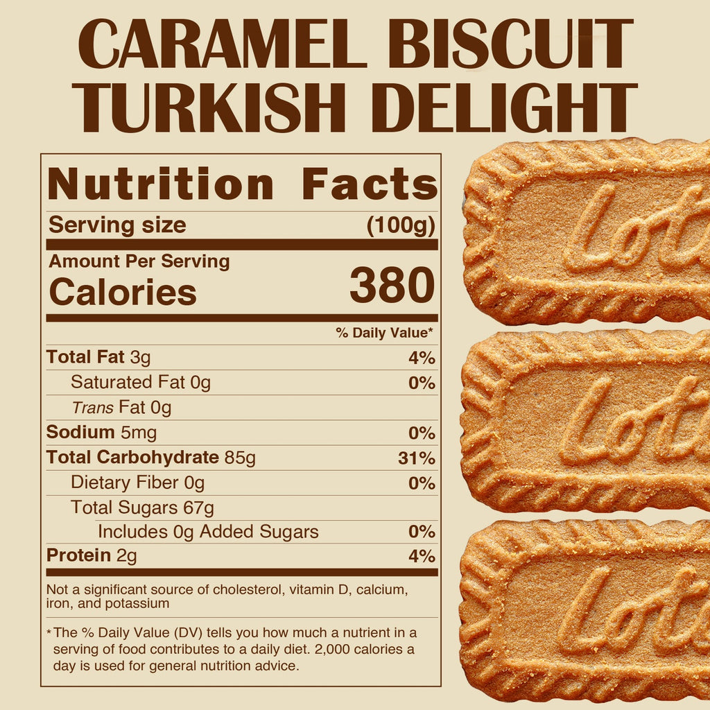 Turkish Delight Candy Authentic Sweets Lokum Oreo & Lotus Flavored