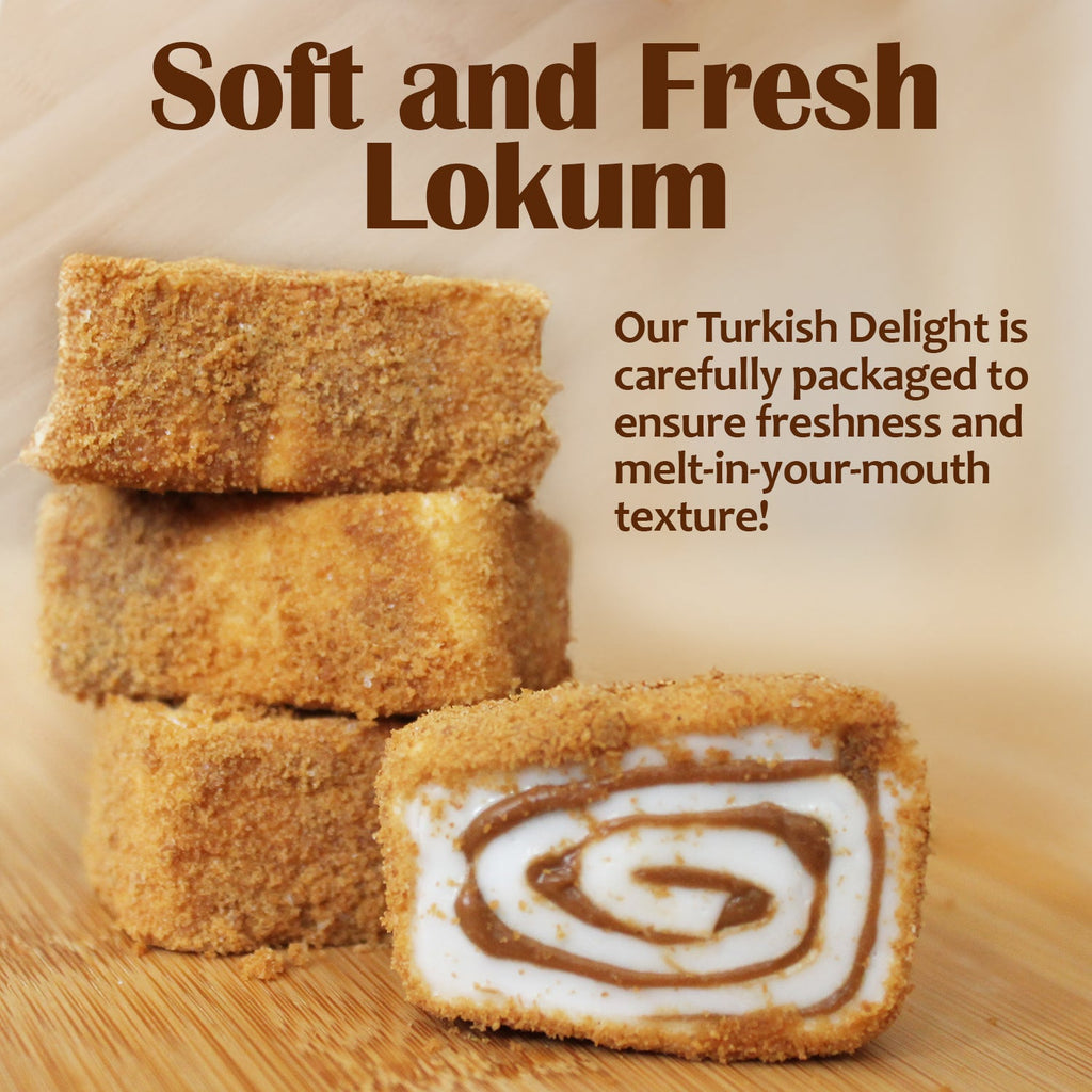 Turkish Delight Candy Authentic Sweets Lokum Oreo & Lotus Flavored