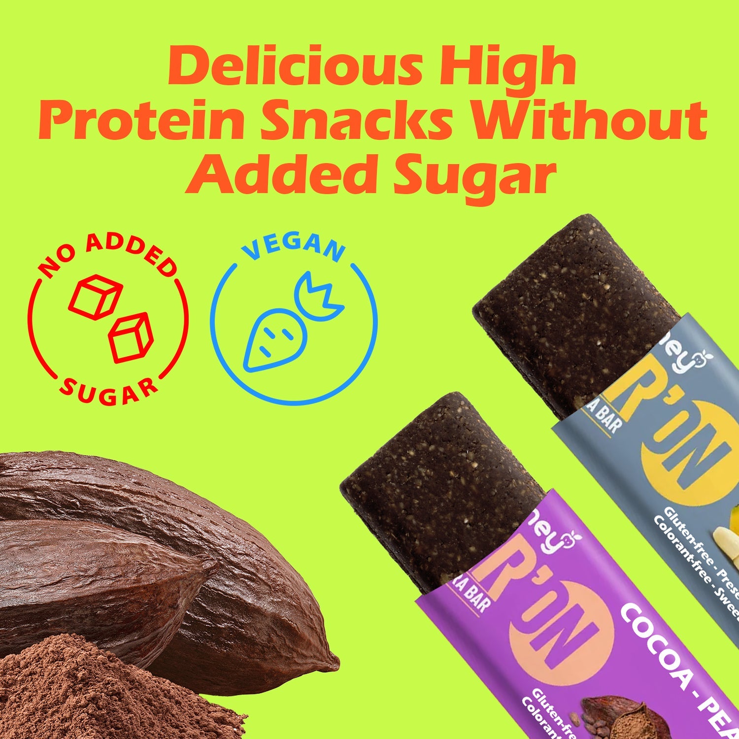 Vegan Protein Bars 12-Pack (35g/2.5g Protein Each)