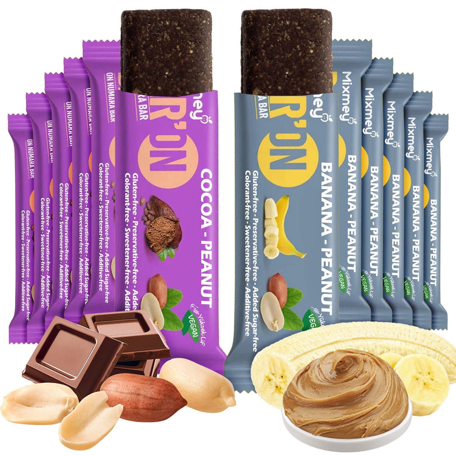 Vegan Protein Bars 12-Pack (35g/2.5g Protein Each)