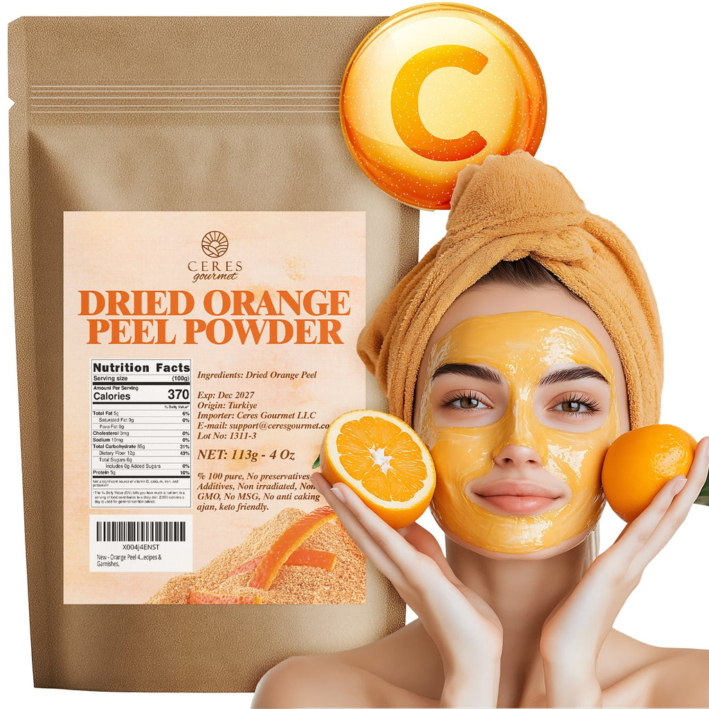 Dried Orange Peel - 4 oz, Tea, Cooking, Cocktails and More