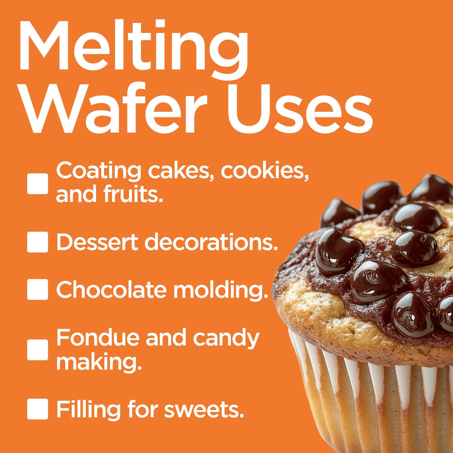 Chocolate Drops – Milky, Dark and White, 35 oz