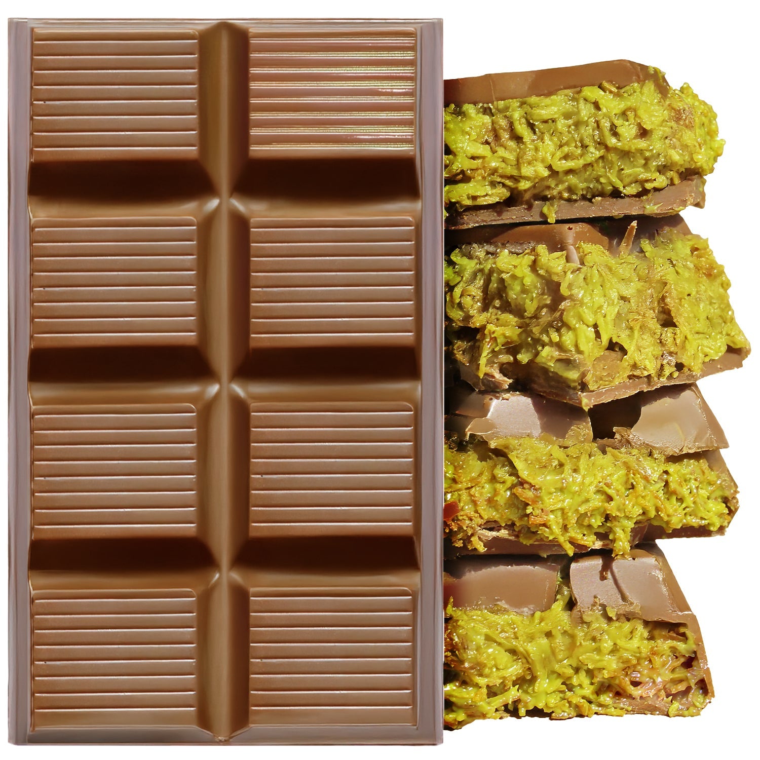 Crispy Dubai Chocolate Bar – 7 oz