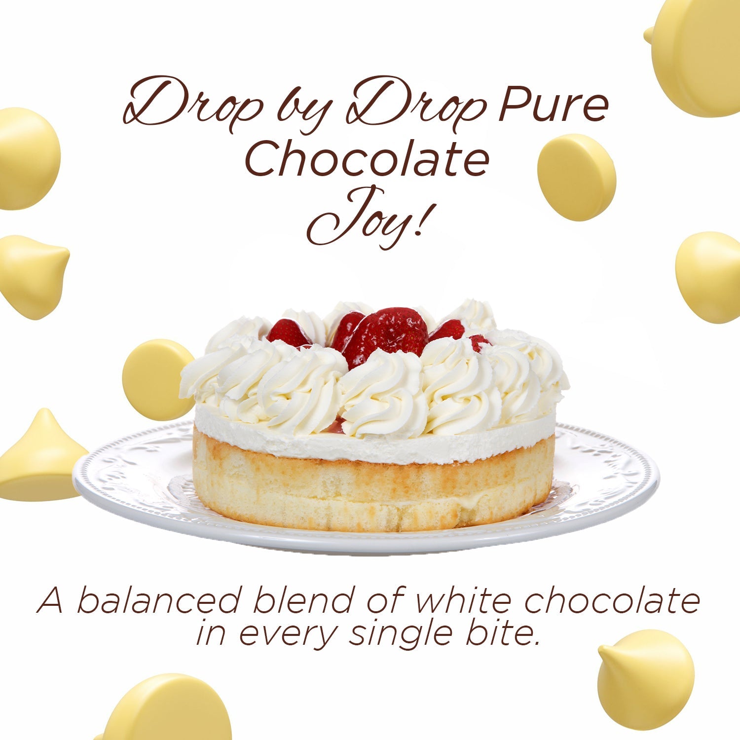 Chocolate Drops – Milky, Dark and White, 35 oz