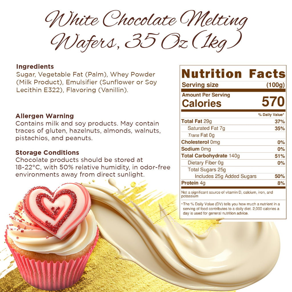 Chocolate Drops – Milky, Dark and White, 35 oz