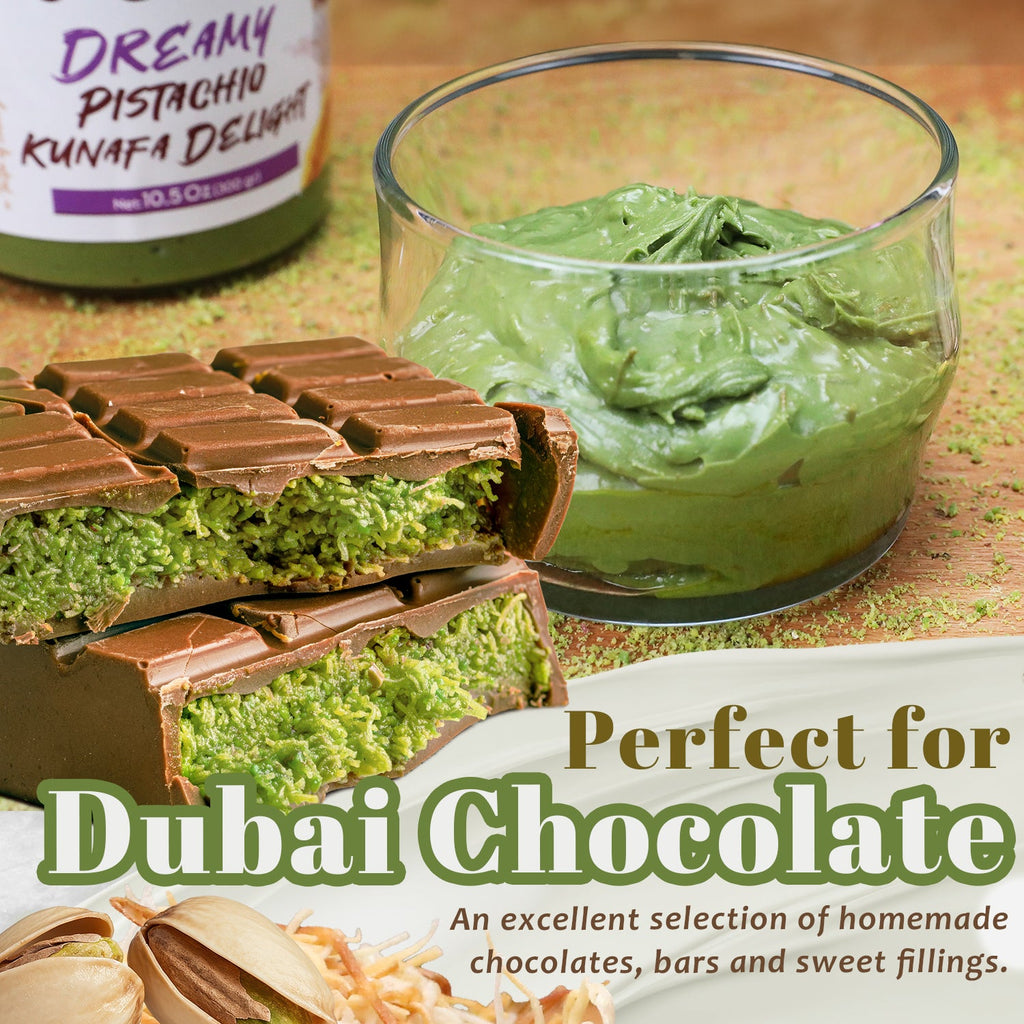 Dubai Chocolate Filling with Crispy Kataifi - 10.5 oz