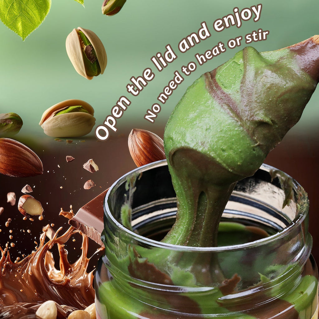 Pistachio Hazelnut Butter Spread for Dubai Chocolate – 12.3 oz