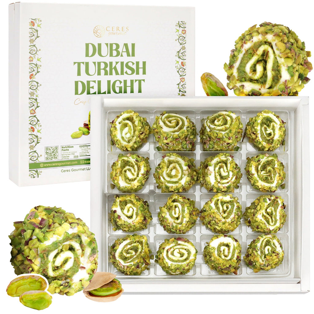 Turkish Delight with Pistachio Filling – 17.6 oz