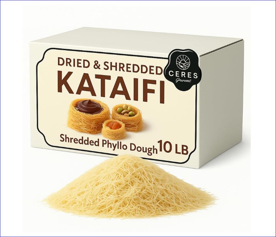 Kataifi Shredded Fillo Dough 10-20-45 lb