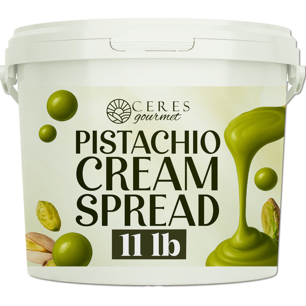 Professional Pistachio Cream for Dubai Chocolate Bars, Brownie and Pancake or Pastry, and Dessert Applications 2.2 lb / 6.6 lb / 11 lb