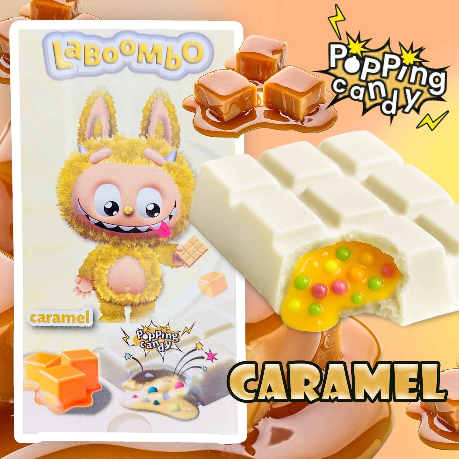 Laboombo Dubai Chocolate Bars – Cookies, Strawberry, Caramel, Bubble Gum Flavors – 4x75g