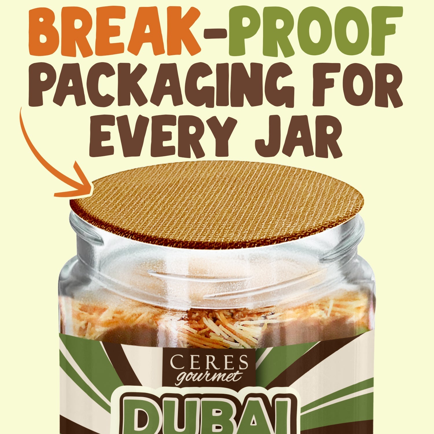 Dubai Chocolate Spread – 6.35 oz for Breakfast, Snacks, and Desserts