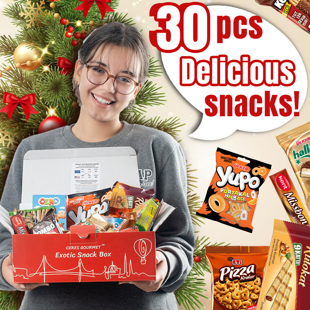International Snack Box 30 Unique Pcs