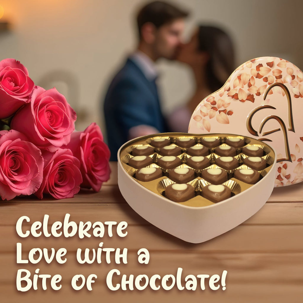 Love Chocolate Hearts for Your Special Someone 💖 20 Pieces