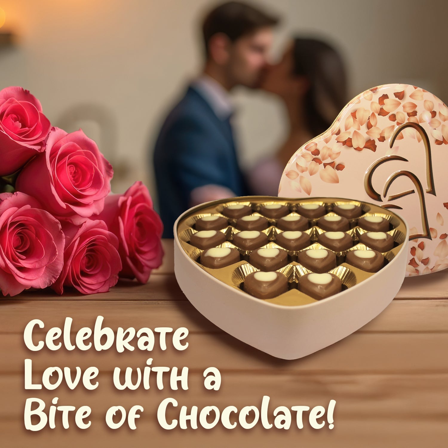 Love Chocolate Hearts for Your Special Someone 💖 20 Pieces