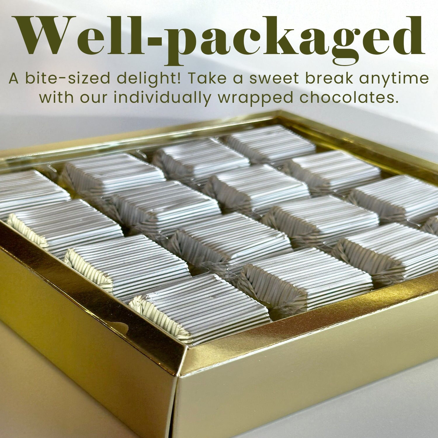 Dubai Knafah Pistachio Chocolate Bar, 16 Exquisite Chocolate Bite Sizes