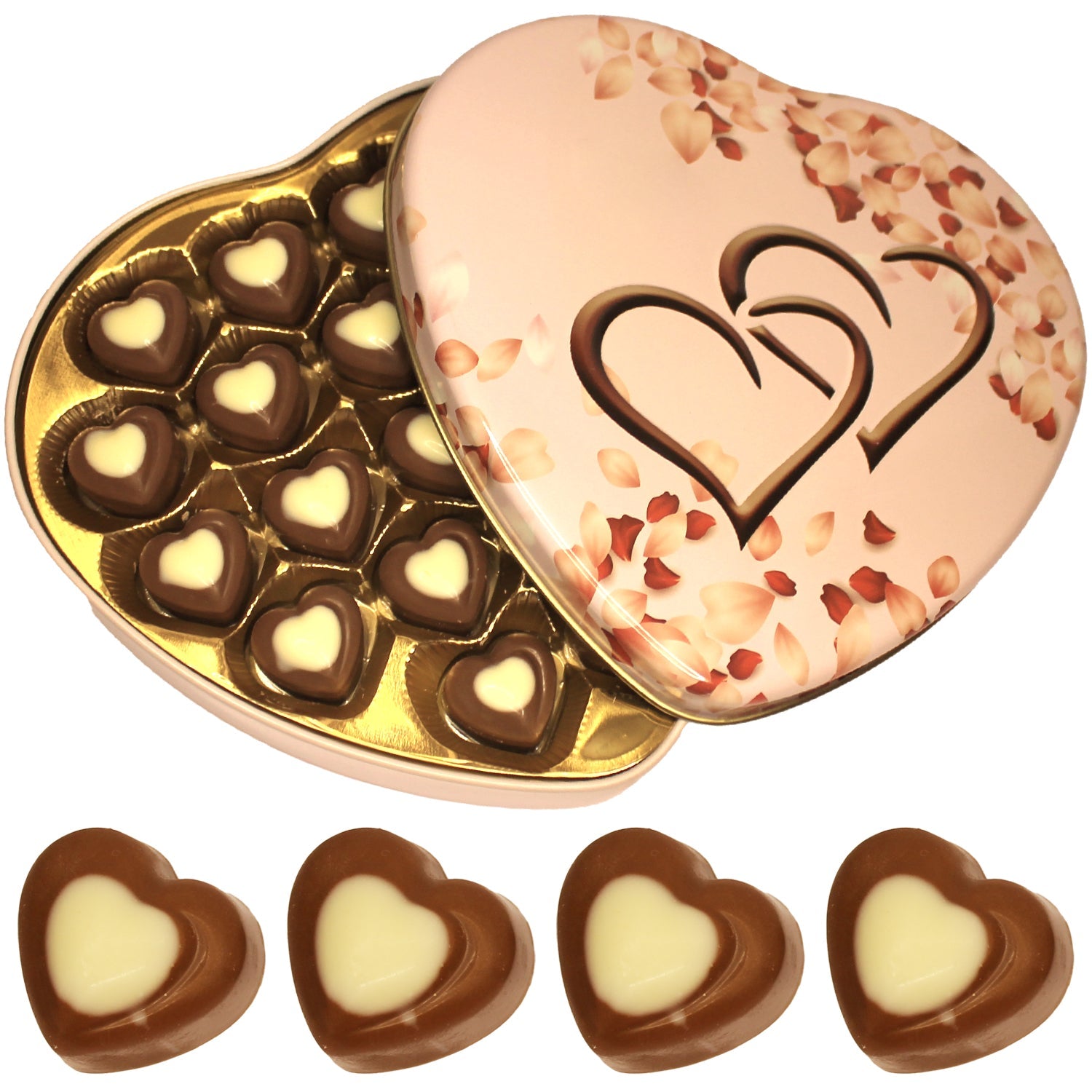 Love Chocolate Hearts for Your Special Someone 💖 20 Pieces