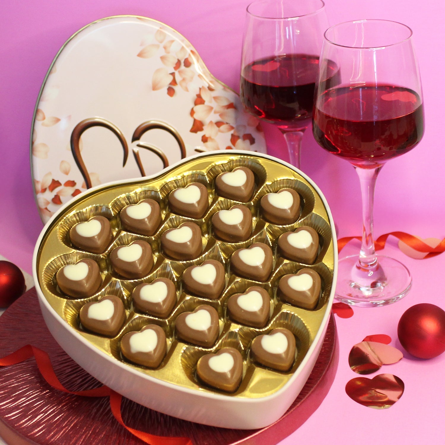 Love Chocolate Hearts for Your Special Someone 💖 20 Pieces