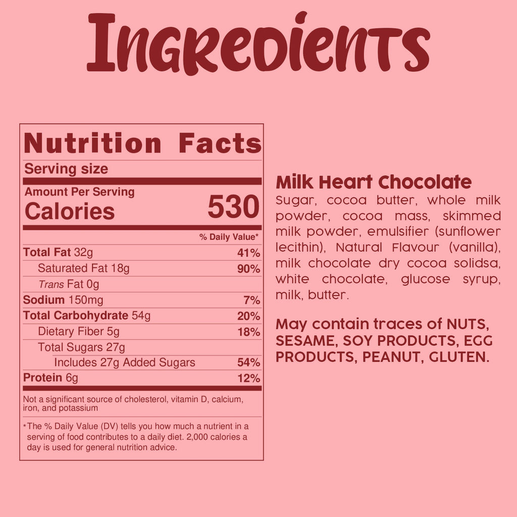 Love Chocolate Hearts for Your Special Someone 💖 20 Pieces