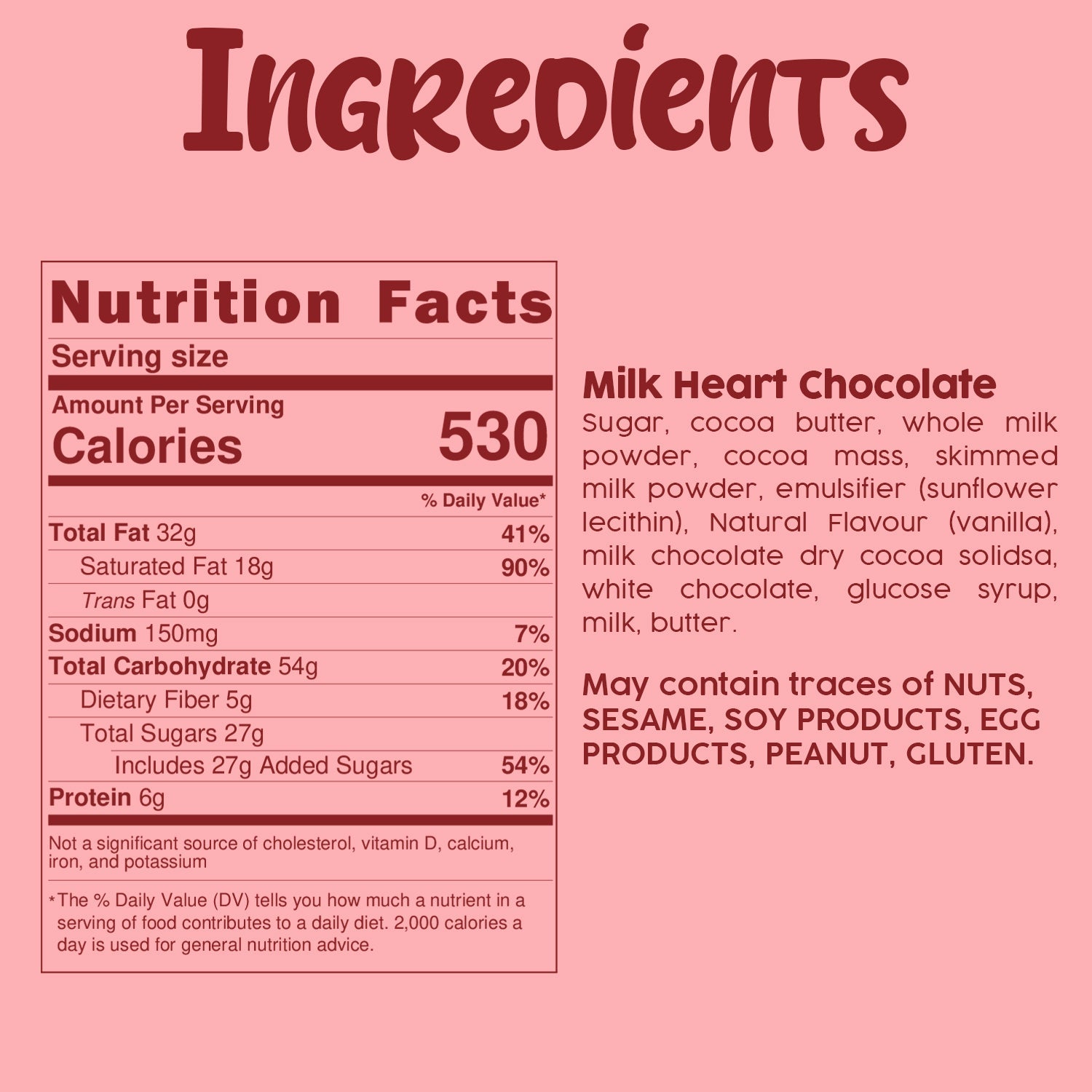 Love Chocolate Hearts for Your Special Someone 💖 20 Pieces