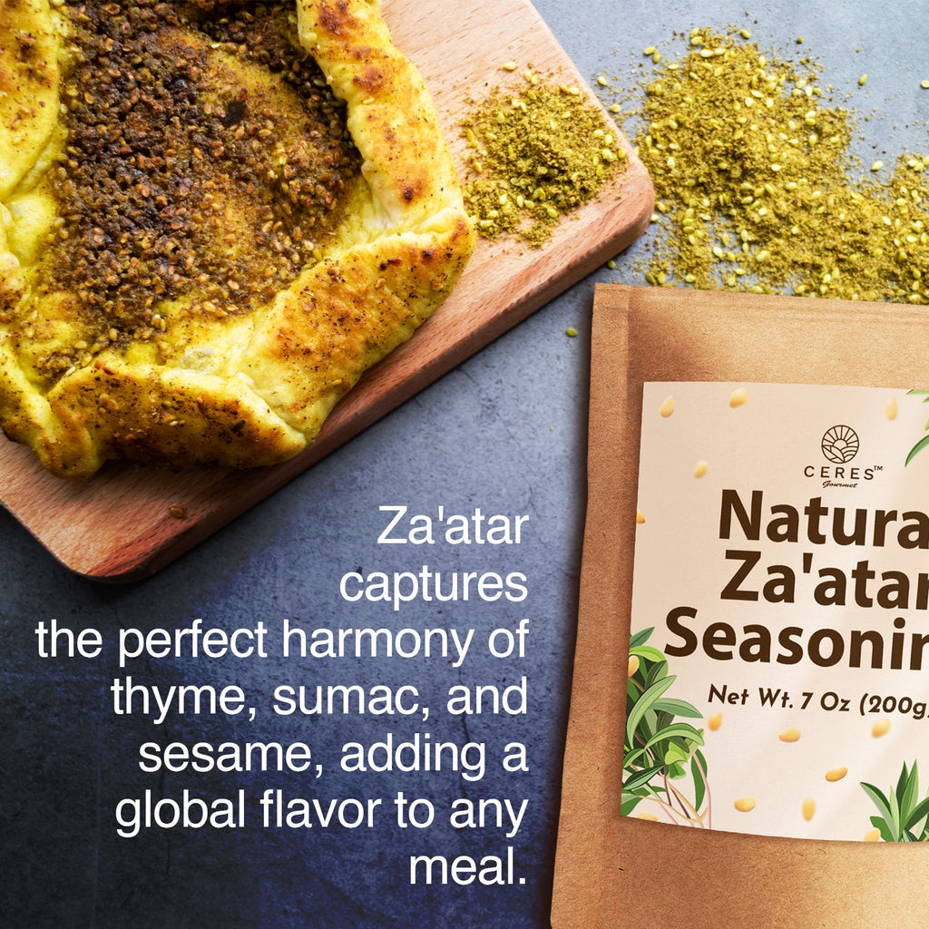 Za'atar Seasoning 7 Oz, Mediterranean Spice Blend
