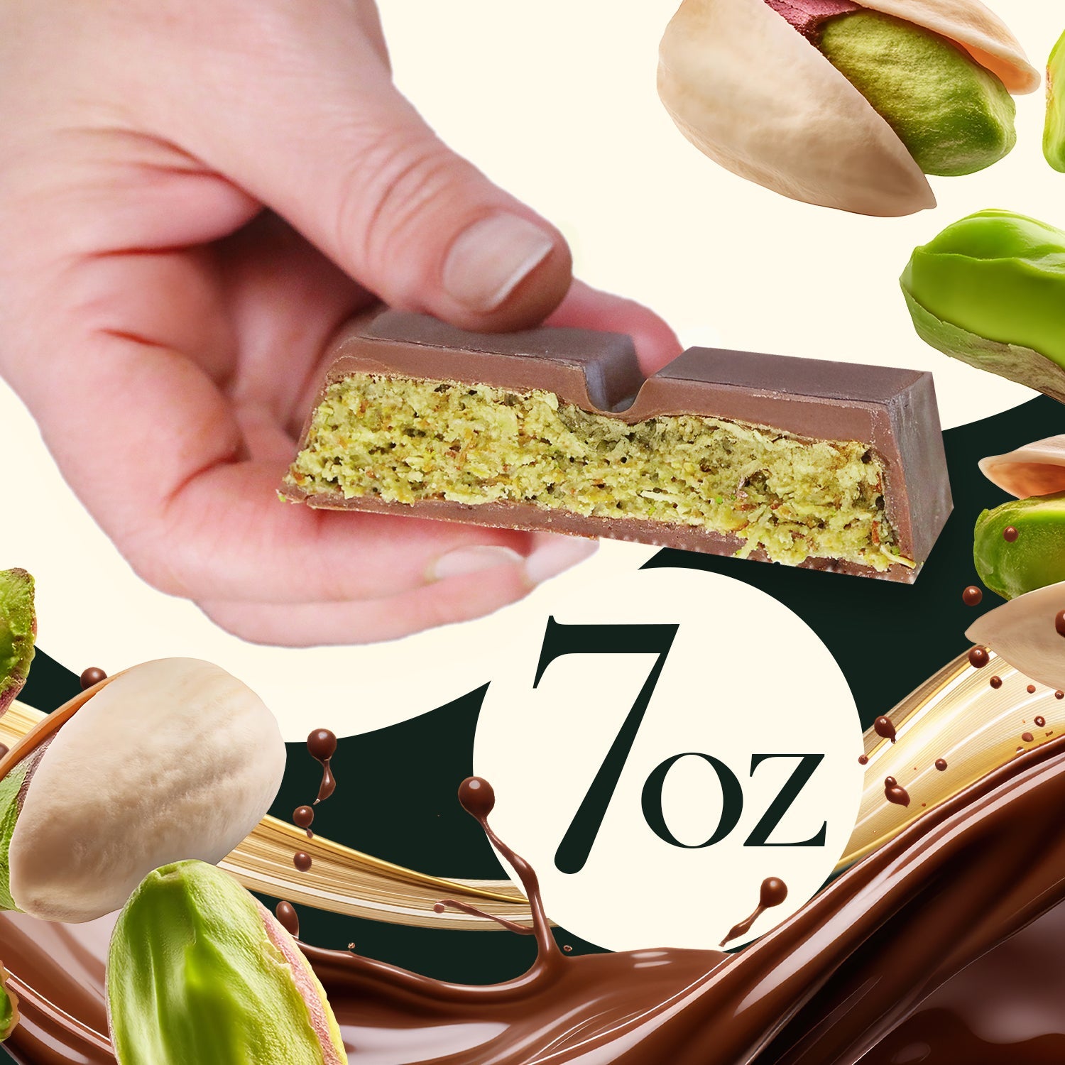 Dubai Chocolate Pistachio Bar – 7oz (200g)