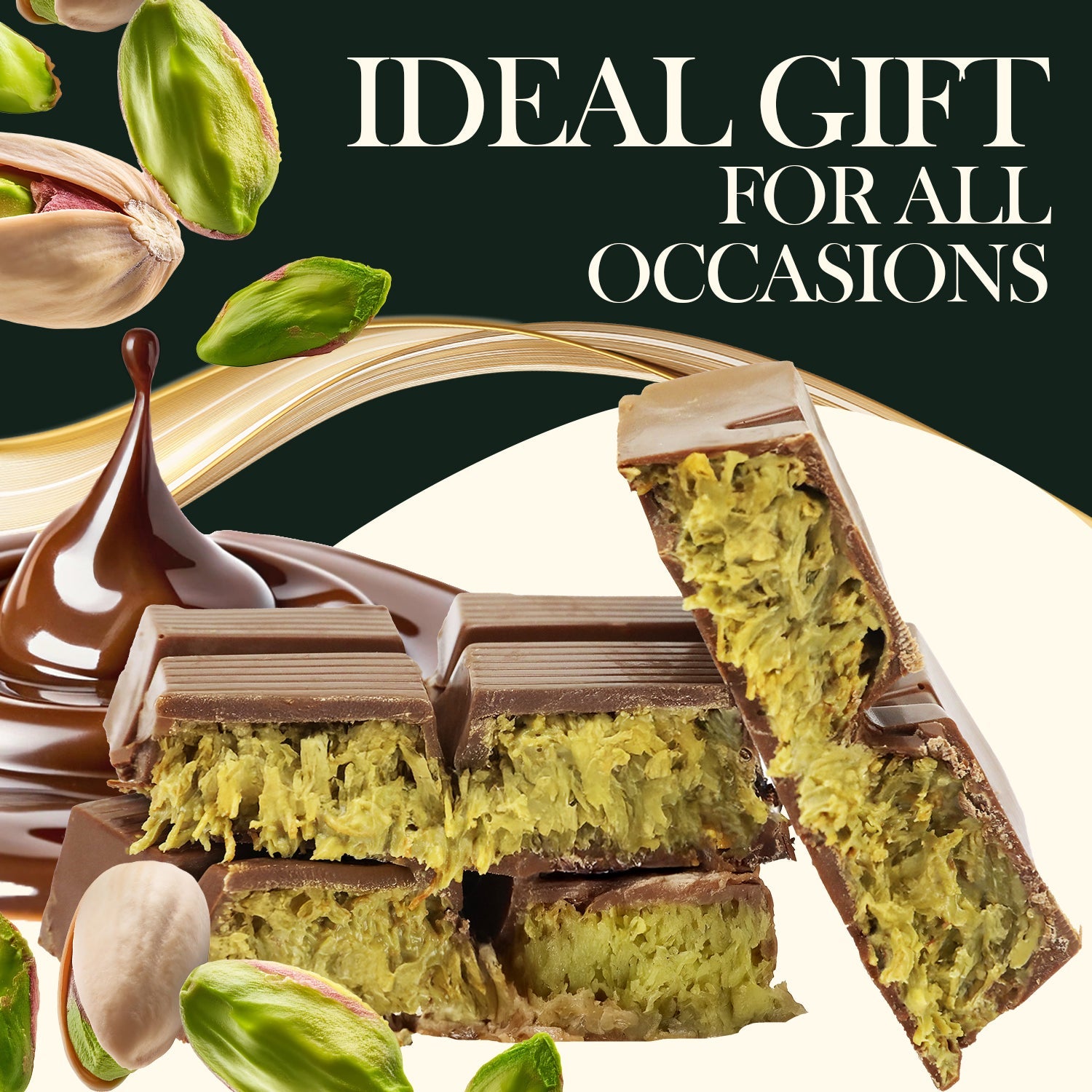 Dubai Chocolate Pistachio Bar – 7oz (200g)