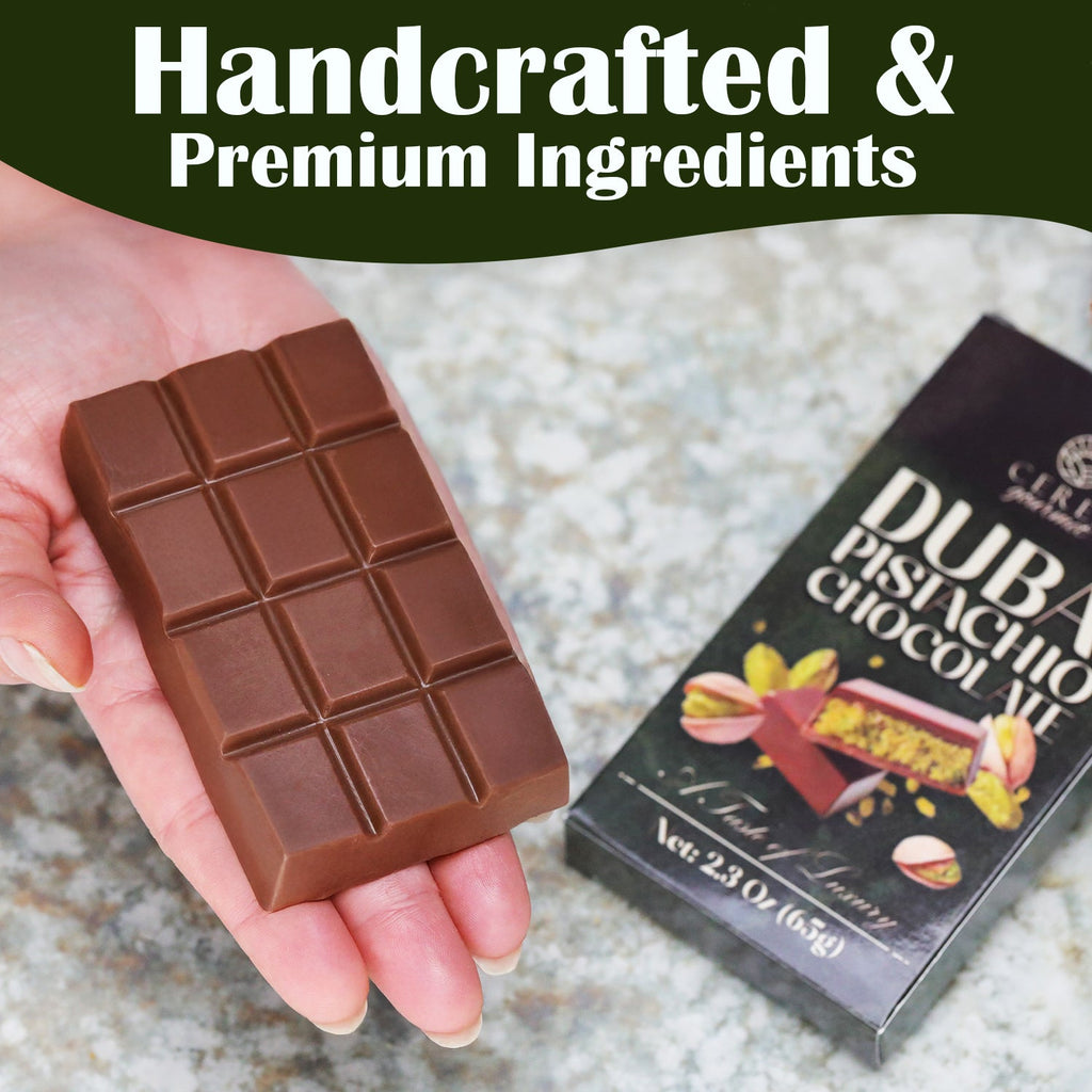 Dubai Chocolate Pistachio Bar – 2.3oz (65g)