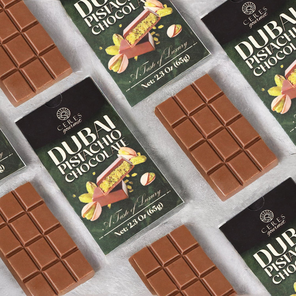 Dubai Chocolate Bar  3-12-24-Pack, 2.3 oz (65g) Each