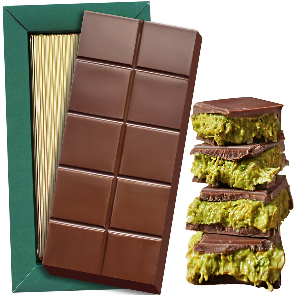 Viral Dubai Chocolate Pistachio Bar 7 oz with Elegant Box
