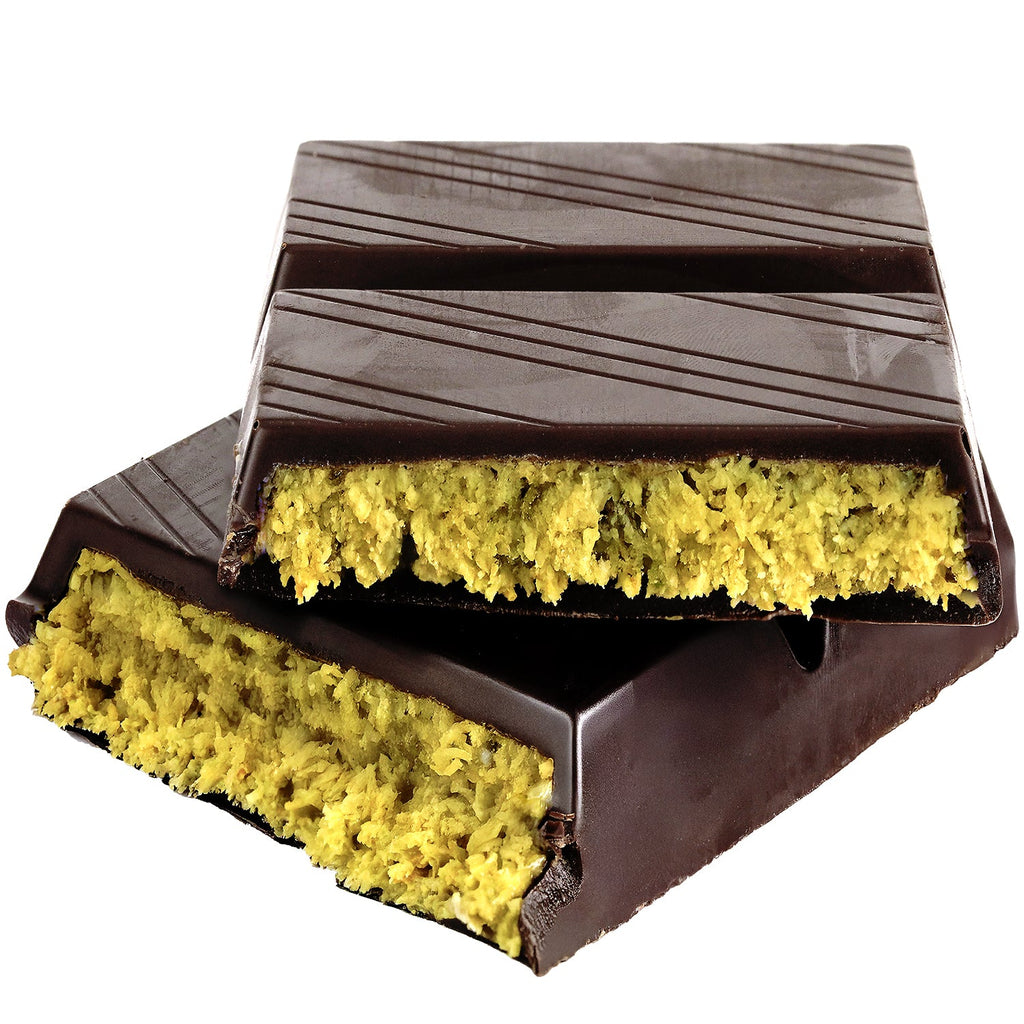 Viral Dubai Chocolate Bar Dark 75% Pistachio 7 oz