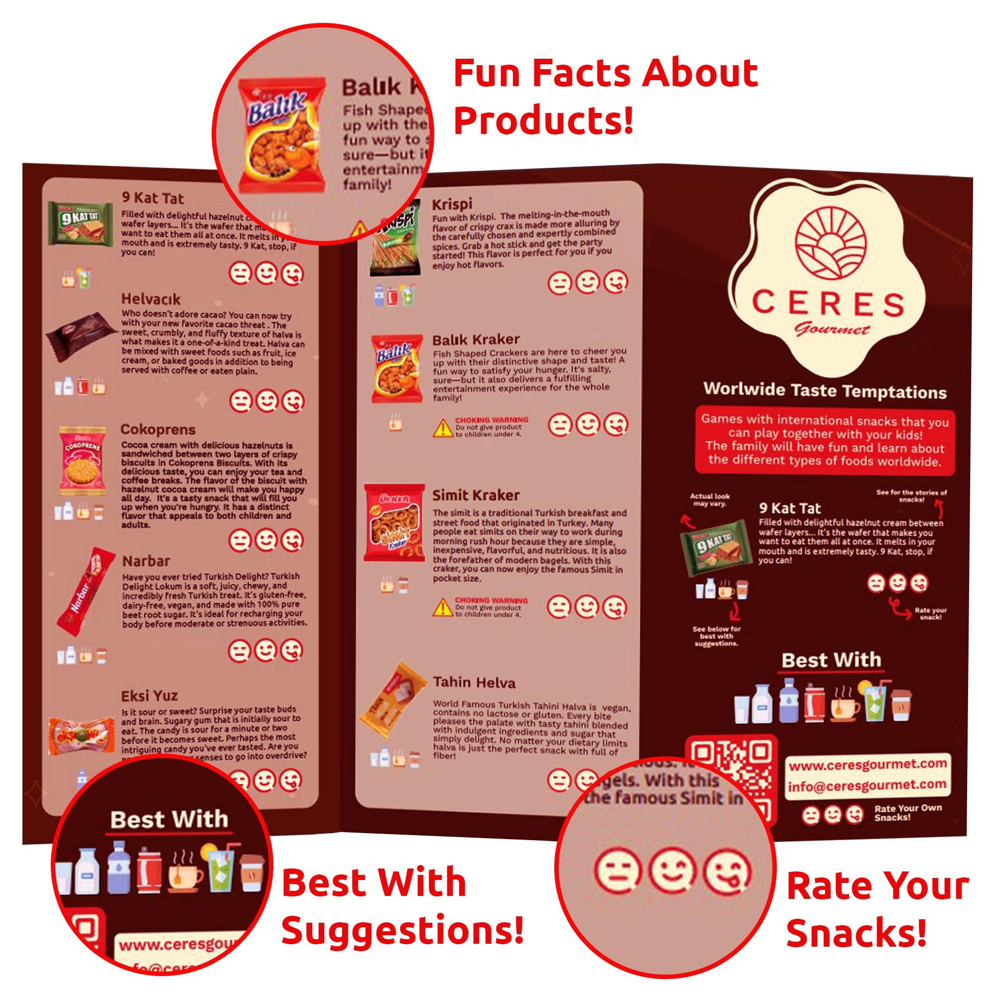 International Snack Box 30 Unique Pcs