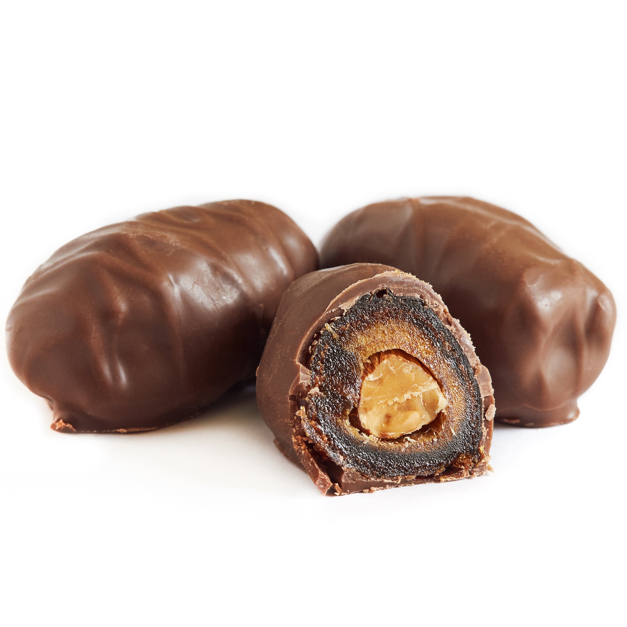 Dark Chocolate Coated Medjool Dates Stuffed with Almonds 2 Packs, 8.46 Oz