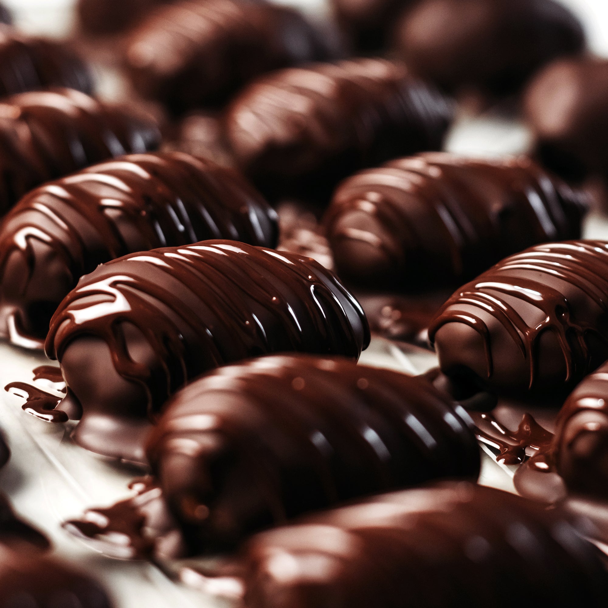 Dark Chocolate Coated Medjool Dates Stuffed with Almonds 2 Packs, 8.46 Oz