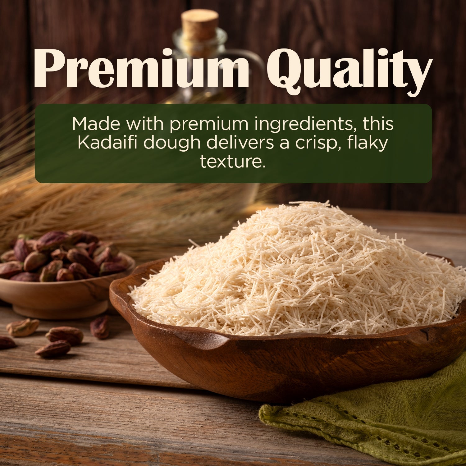 Premium Kataifi Shredded Fillo Dough – 3.5oz (100g)