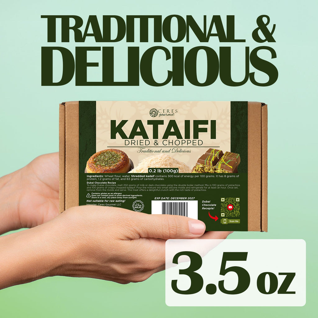 Premium Kataifi Shredded Fillo Dough – 3.5oz (100g)