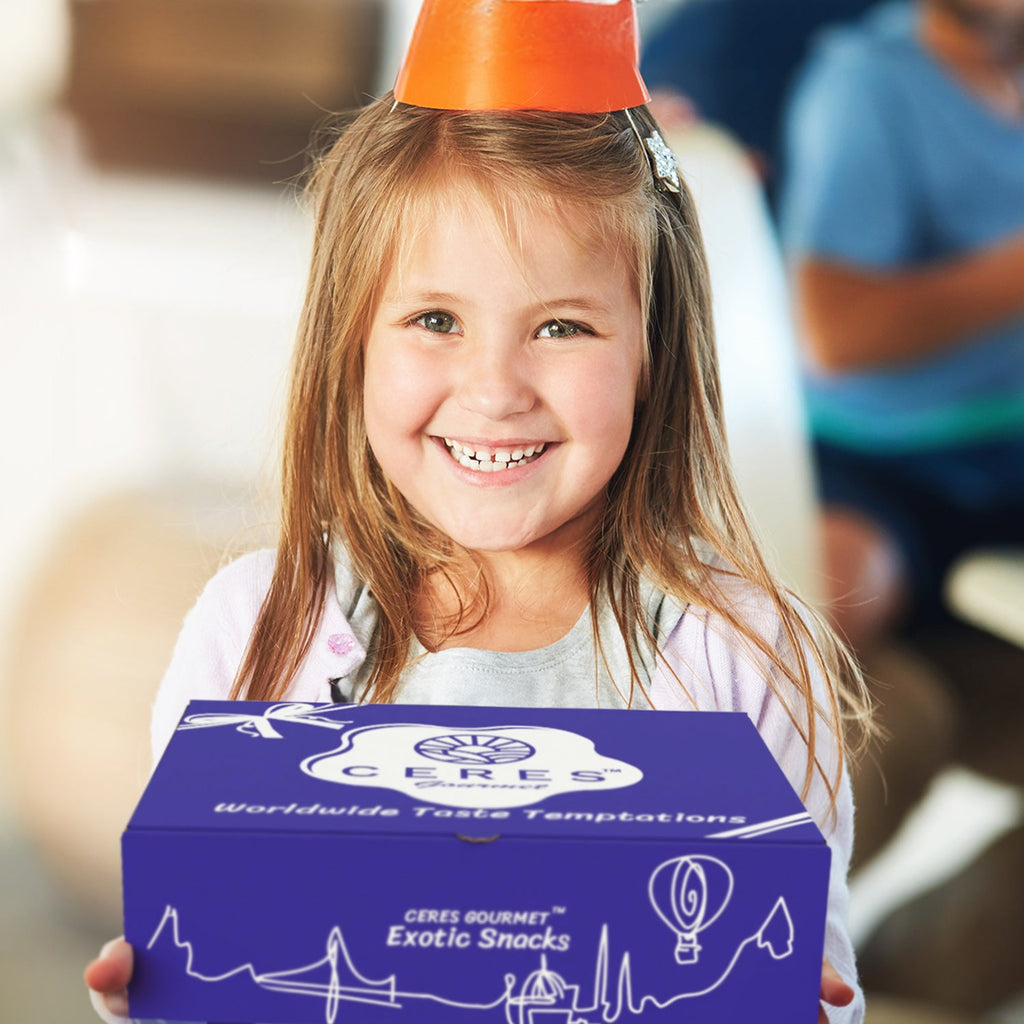 International Exotic Snack Box, 41 Pcs, Family Size