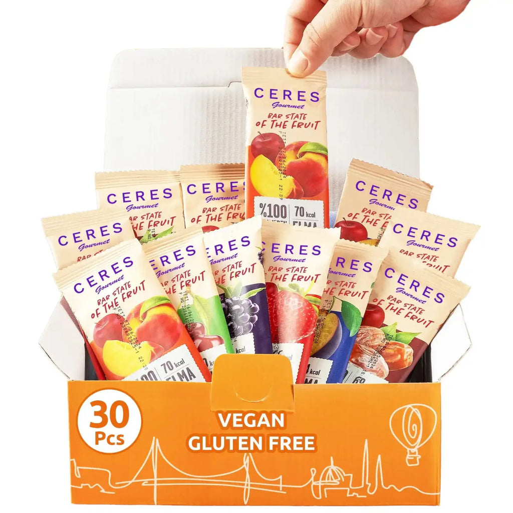 Fruit Strips Variety Pack Vegan and Gluten-Free Bars 30 Pcs