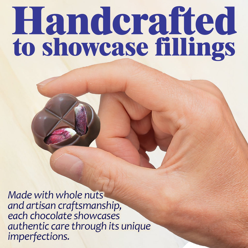 Assorted Handmade Artisan Chocolate Gift Box 12 Pieces