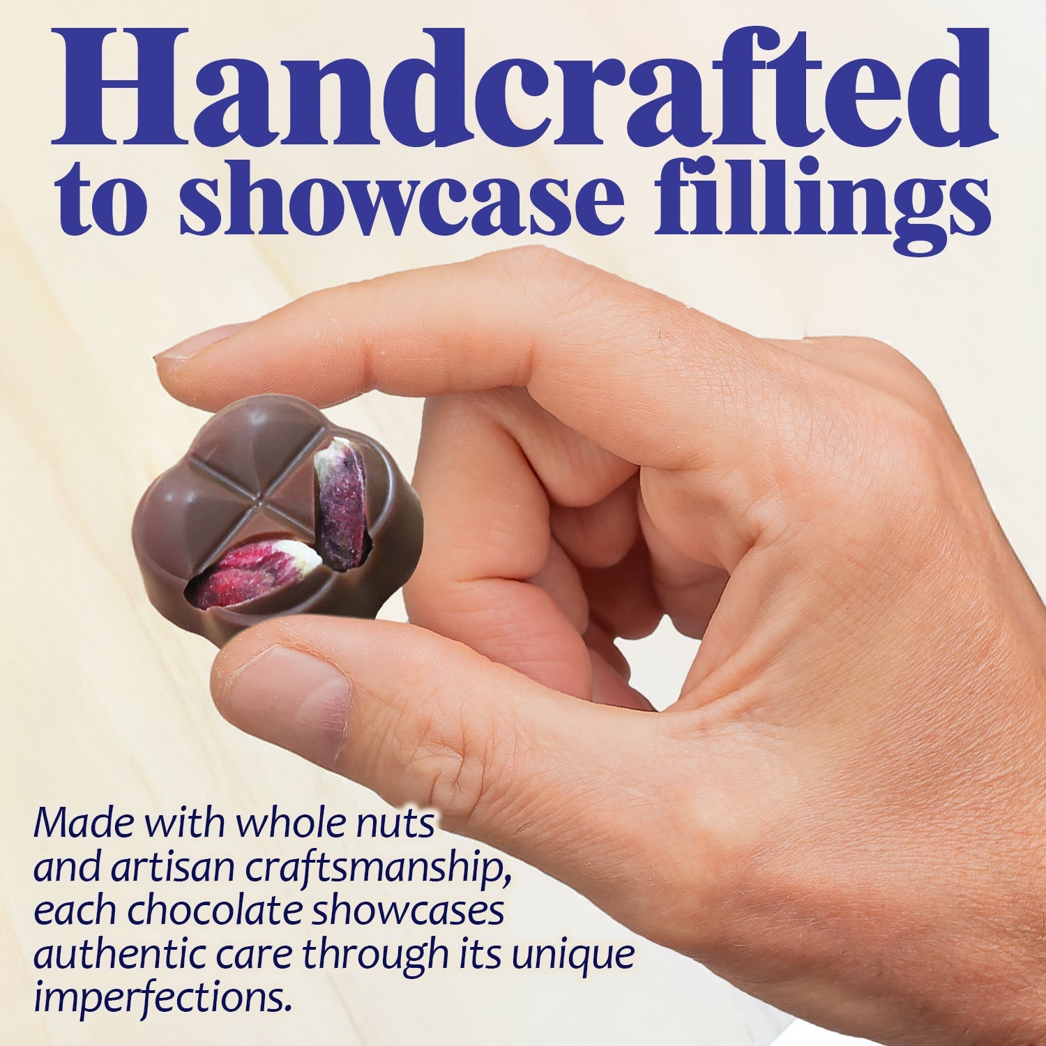 Assorted Handmade Artisan Chocolate Gift Box 12 Pieces