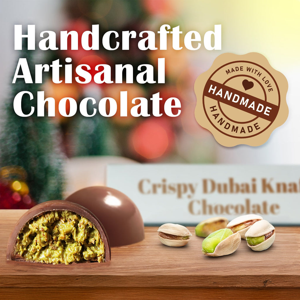Dubai Pistachio Kunafa Chocolate Bite-Size Balls 5.6 Oz