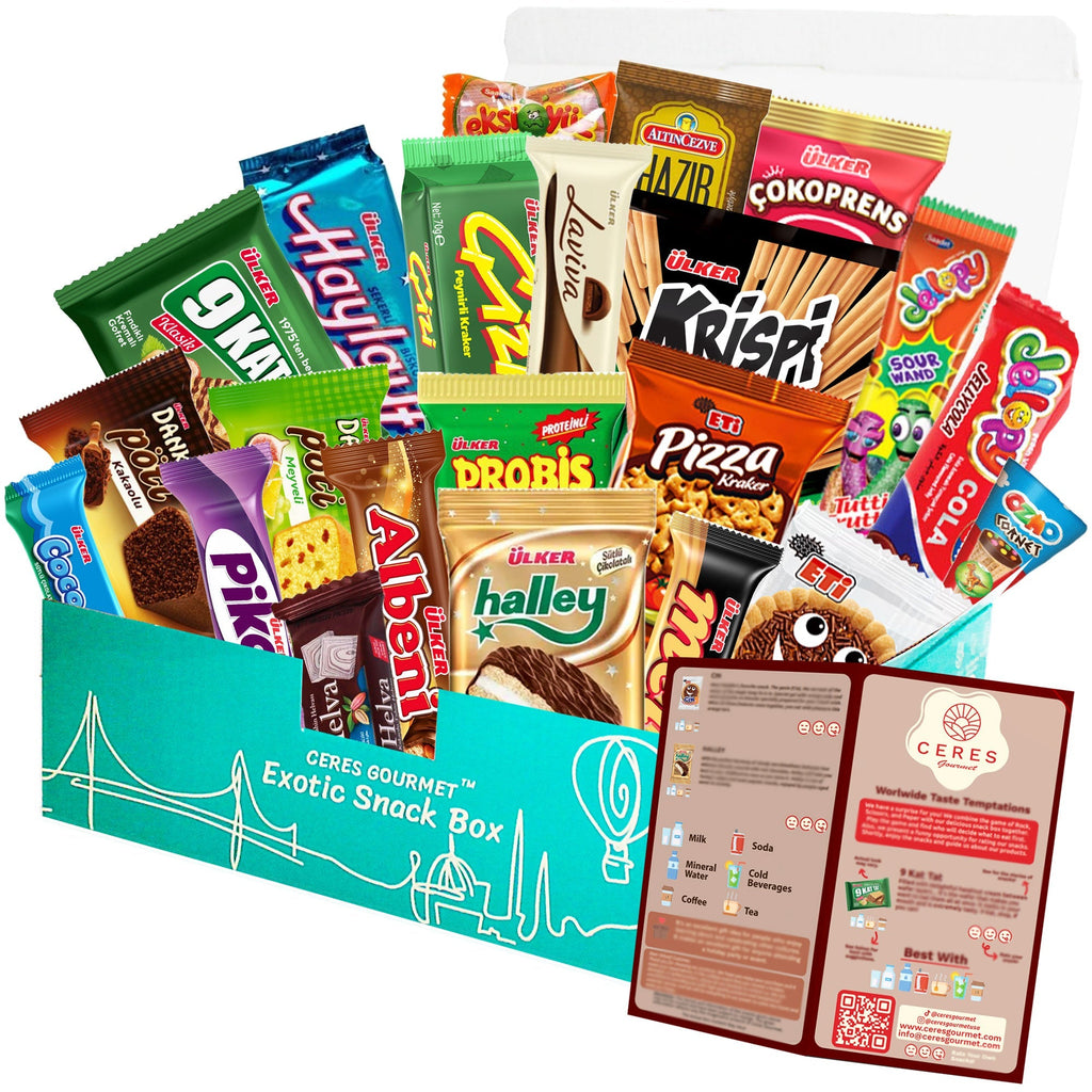 50-Pack Snack Boxes from Around the World