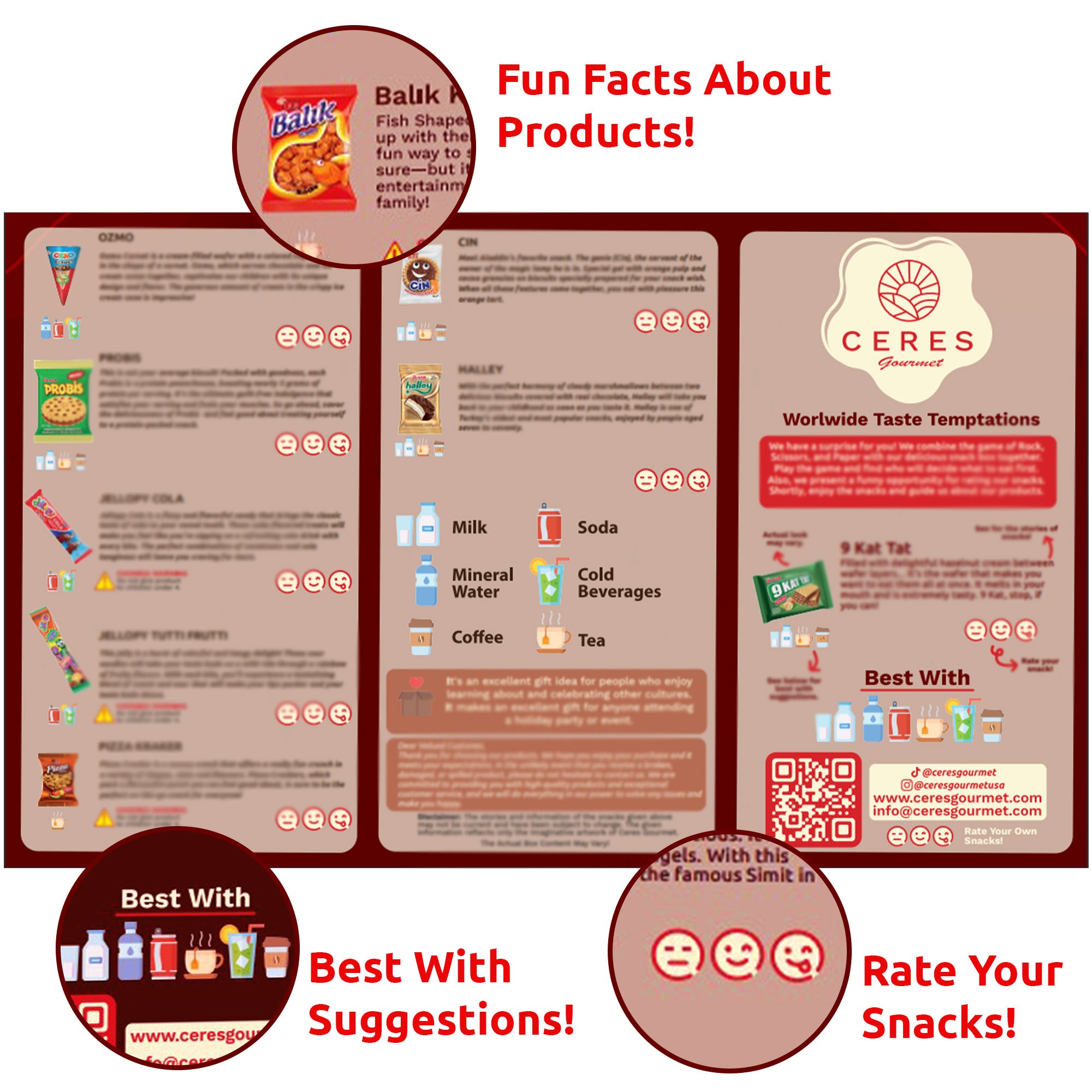 50-Pack Snack Boxes from Around the World